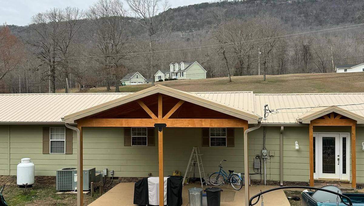 Residential roofing and porch work Jasper TN